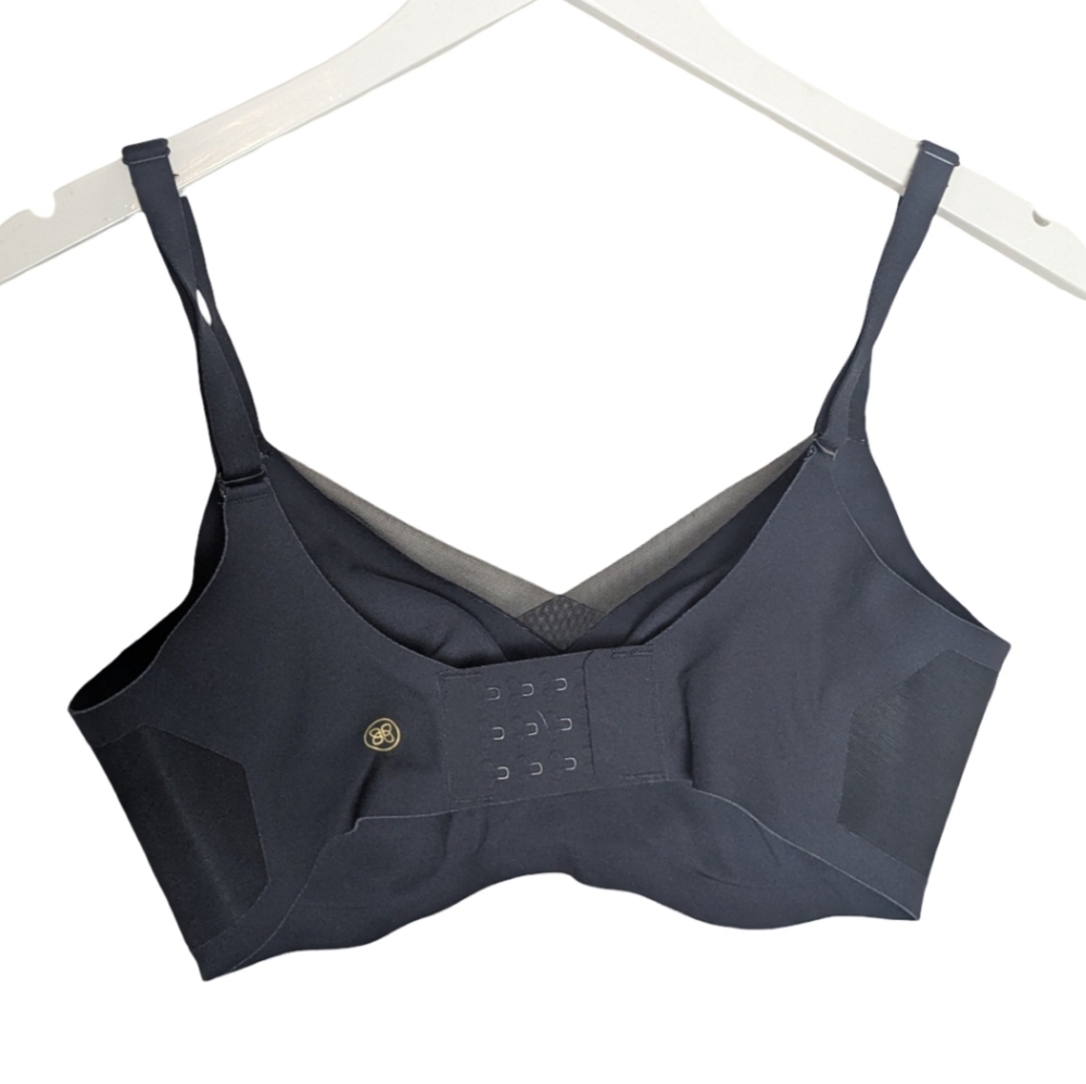 Honeylove Crossover Wireless Bra Small Midnight Black - Picture 6 of 8